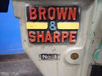 Brown  Sharpe Brown  Sharpe No 1grinder