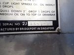 Bridgeport Vertical Milling Machine