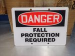  Danger Fall Protection Required Signs