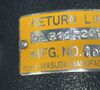 Masuda Manufacturing Return Line Filter Unit - V1r10-20p-s-12