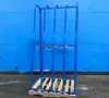 Four 9.5”x24” Bays Vertical Storage Rack