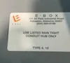 Ebox 8x8x4" Enclosure - Type 4,12