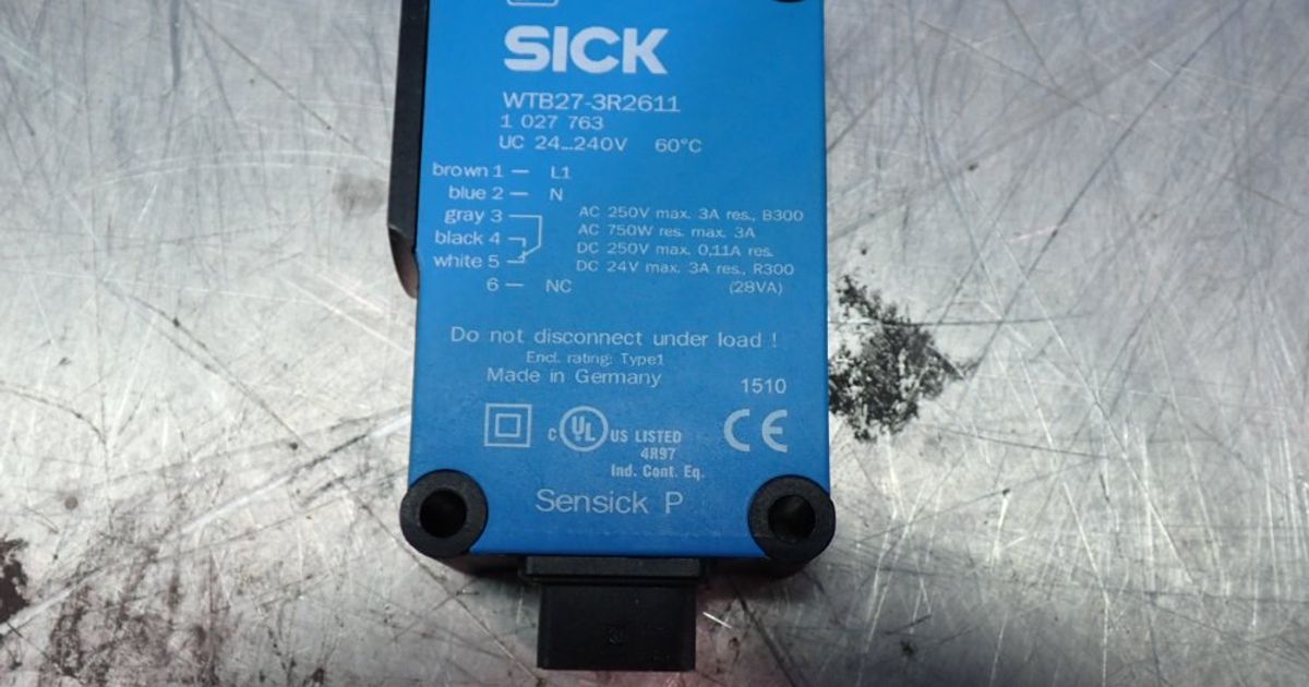 Sick Compact Photoelectric Proximity Sensor - Wtb27-3r2611 | HGR*24