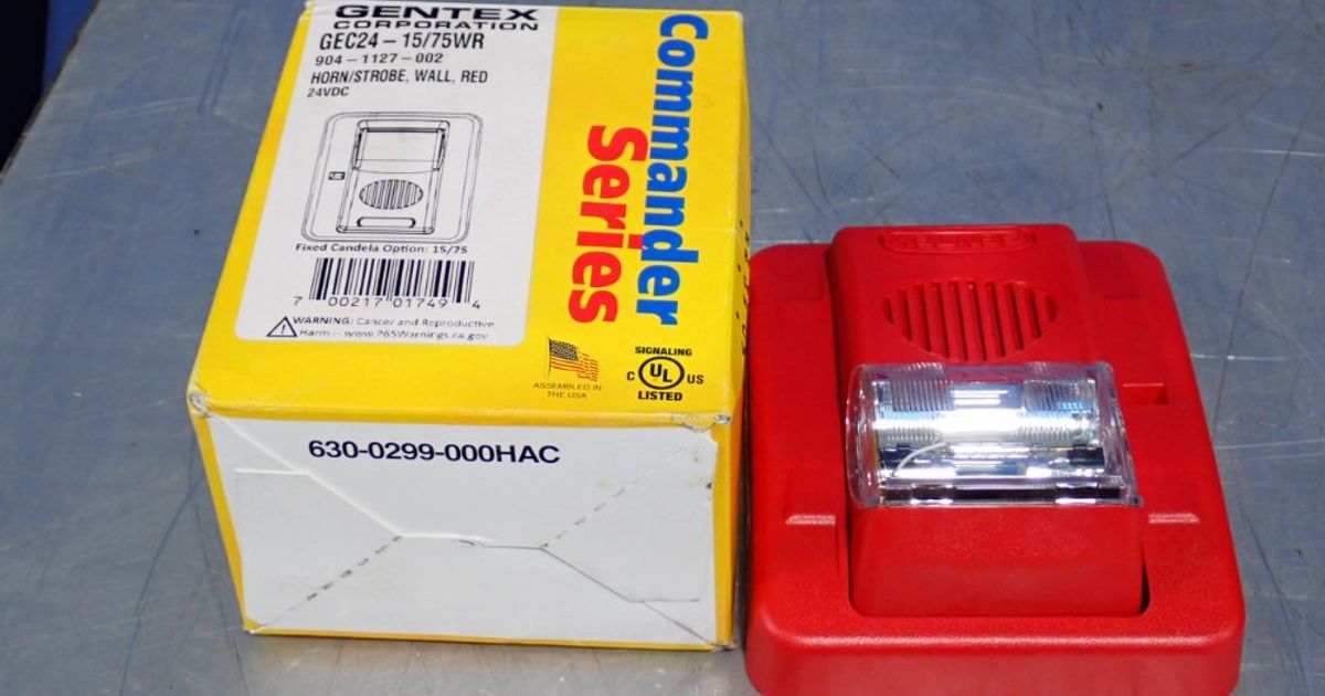 Gentex Hornstrobe Fire Alarm - Gec24-15-75wr | HGR*24