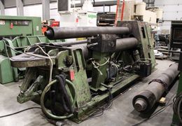 ROUNDO 10' X 1" FOUR ROLL HYDRAULIC PLATE ROLL  -  PS360