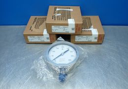 ASHCROFT 4-1/2" 400# RANGE 3 PRESSURE GAUGES  -  45-1009-S-04L-400#