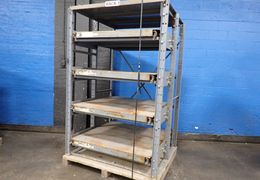 6 SHELVES (48" X 48") PULL-OUT STORAGE RACK