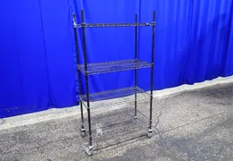ULINE 4 @ 17" X 35" WIRE STORAGE RACK