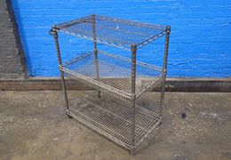 3 @ 17" 29" WIRE STORAGE RACK