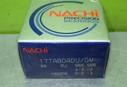 NACHI 17x47x15mm ANGULAR CONTACT BALL BEARING.  -  17TAB04DU/GM