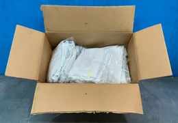 ANSEL EDMONT WHITE VINYL APRRONS  -  CW-36