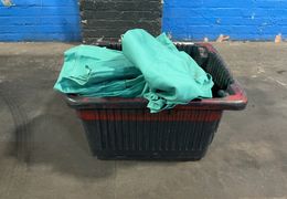 GREEN WORK PANTS