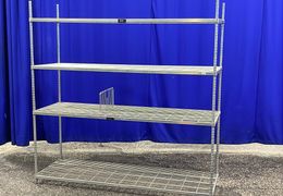 HODGES FOUR 72”X24” SHELVES POST MASTER ADJUSTABLE WIRE RACK