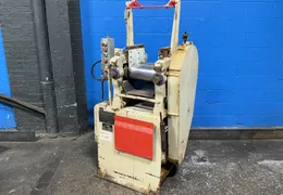 STEWART BOLLING & CO. TWO 11”X6” ROLLS, 7.5 HP TWO-ROLL RUBBER AND PLASTICS LABORATORY HORIZONTAL MIXING MILL  -  5281