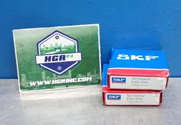 SKF DEEP GROOVE BALL BEARING, 2PCS  -  6205-2RSH