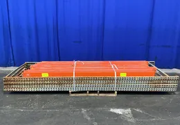 48”W X 144” H PALLET RACKING  -  TEARDROP