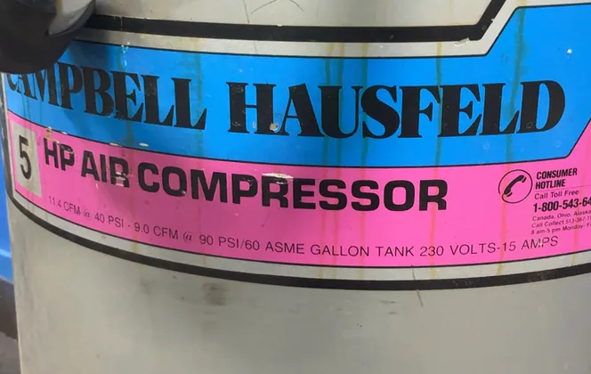 Campbell Hausfeld 5 Hp Air Compressor - Vt558704 | HGR*24