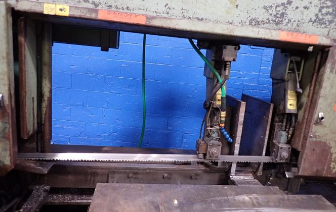 W.f. Wells 48"x28" Horizontal Bandsaw - 8-25-2