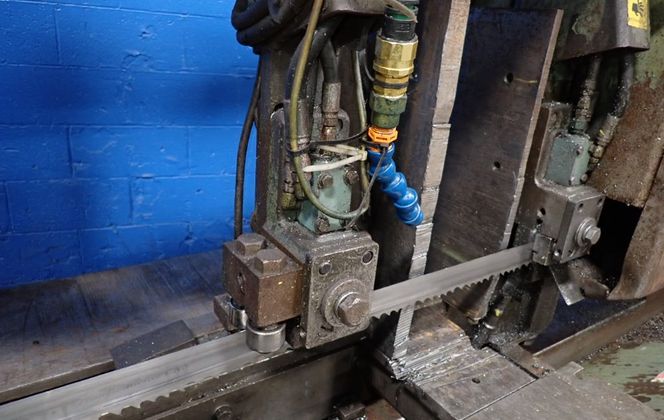 W.f. Wells 48"x28" Horizontal Bandsaw - 8-25-2