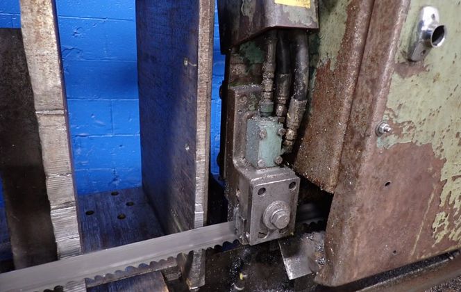 W.f. Wells 48"x28" Horizontal Bandsaw - 8-25-2