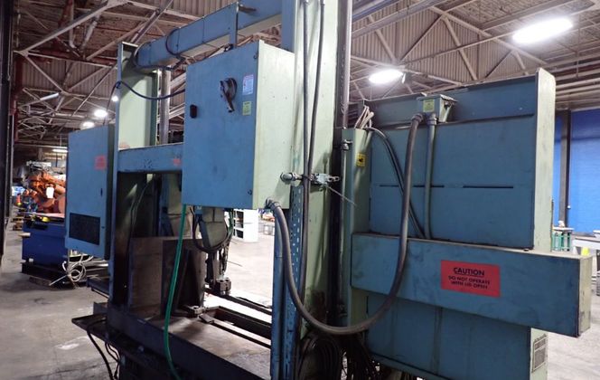 W.f. Wells 48"x28" Horizontal Bandsaw - 8-25-2
