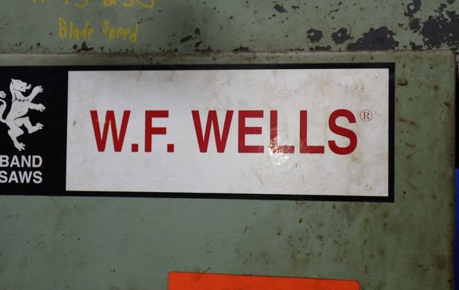 W.f. Wells 48"x28" Horizontal Bandsaw - 8-25-2