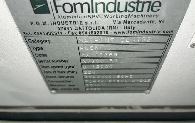 Fromindustrie Machining Center - Flen