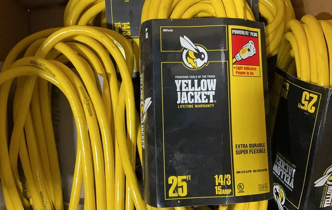 Yellow Jacket 25’ Extension Cord