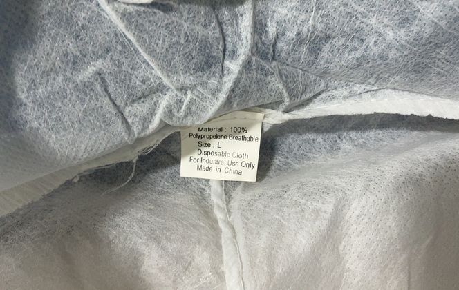 Large Protective Zip Up Jumpsuits - 185009