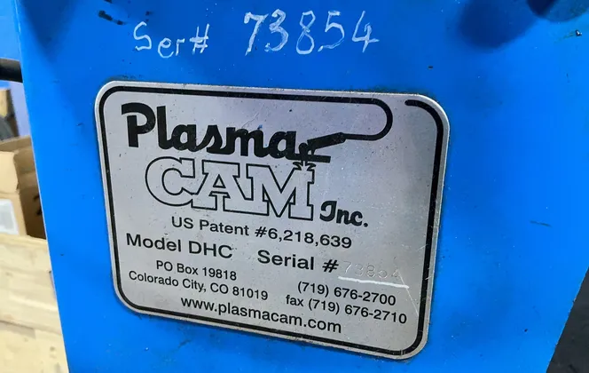 Plasma Cam Inc 60” X 60” Plasma Cutting Table - Dhc
