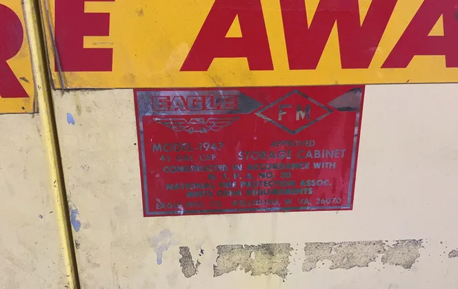 Eagle 45 Gallons Flammable Liquid Storage Cabinet - 1947