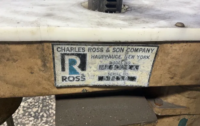 Charles Ross & Son 7” Mixer - Me100lx