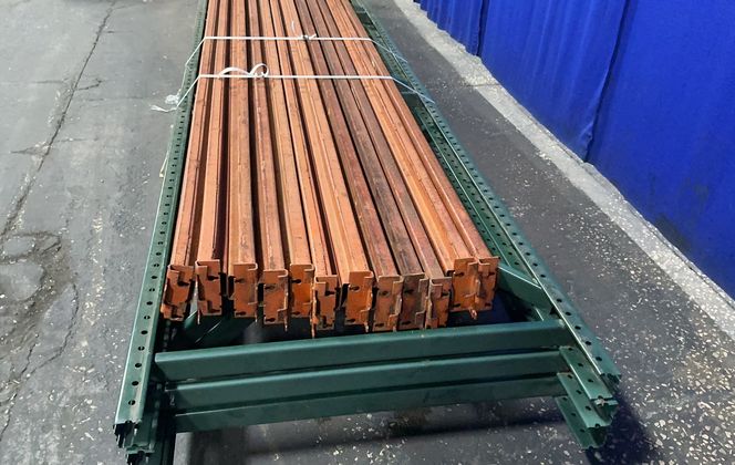 42” W X 168” H Pallet Racking