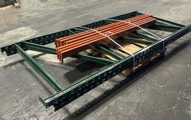 60” W X 144” H Pallet Racking