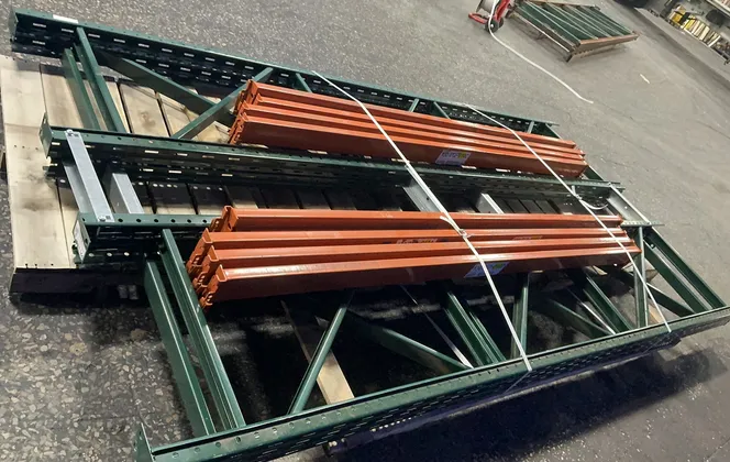 72” W X 144” H Pallet Racking