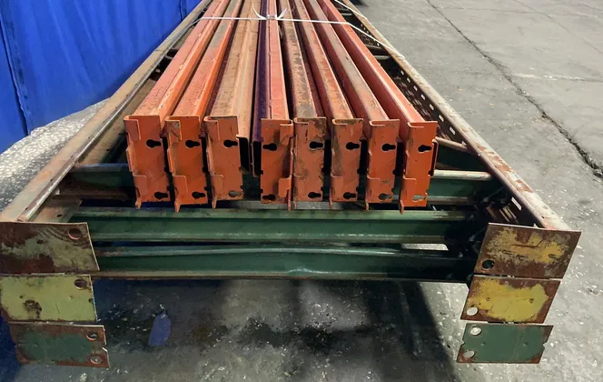 36” W X 130” H Pallet Racking