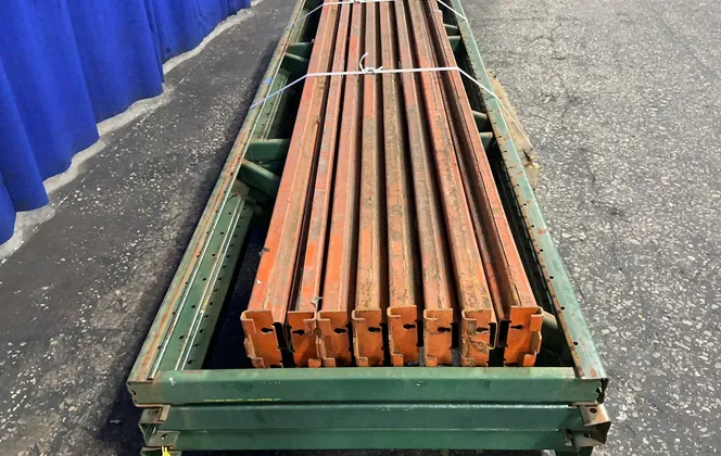 36” W X 130” H Pallet Racking