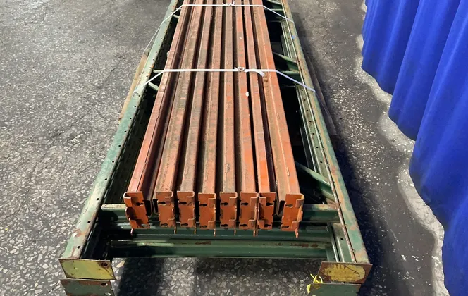 36” W X 130” H Pallet Racking