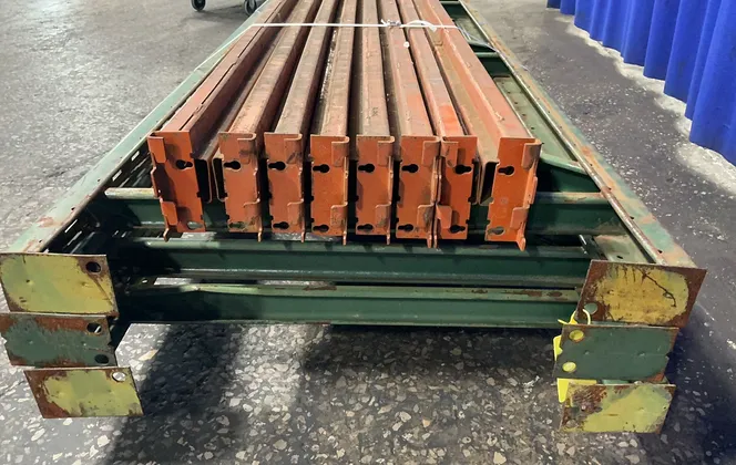 36” W X 130” H Pallet Racking