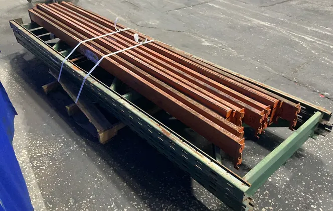 36” W X 131” H Pallet Racking
