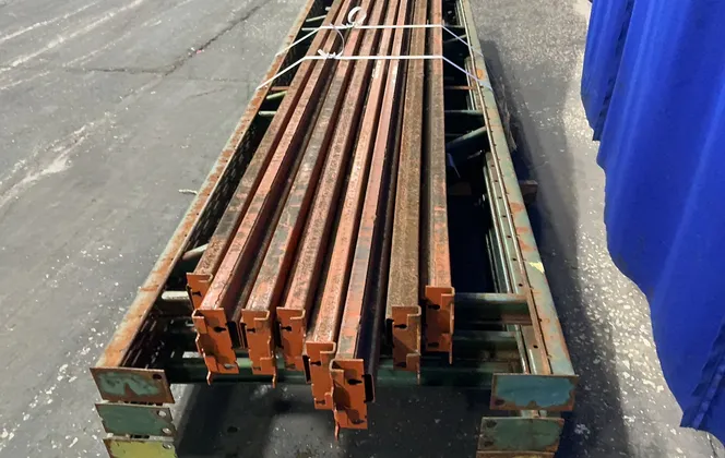 36” W X 131” H Pallet Racking