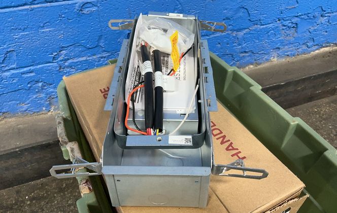 Lithonia Lighting Rough-in Section For Edge-lit Exit Sign