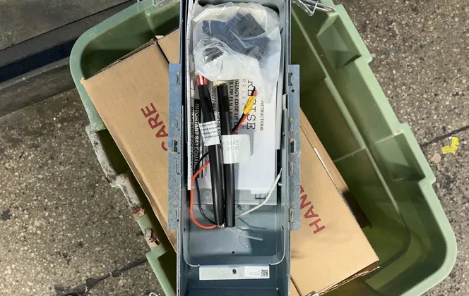 Lithonia Lighting Rough-in Section For Edge-lit Exit Sign