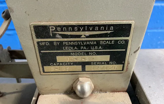 Pennsylvania 5 Lbs Over Under Scale - Dc-8-s
