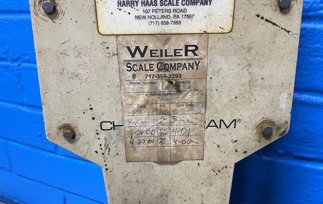 Weiler Scale Company 2.5 Kg Over Under Scale - 8801