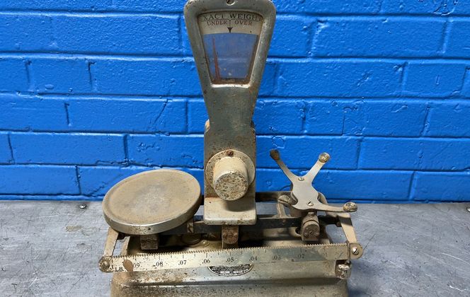 The Exact Weight Scale Scale Co. 1 Lb Over Under Scale - 42