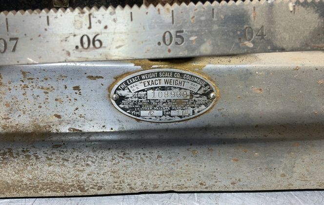 The Exact Weight Scale Scale Co. 1 Lb Over Under Scale - 42