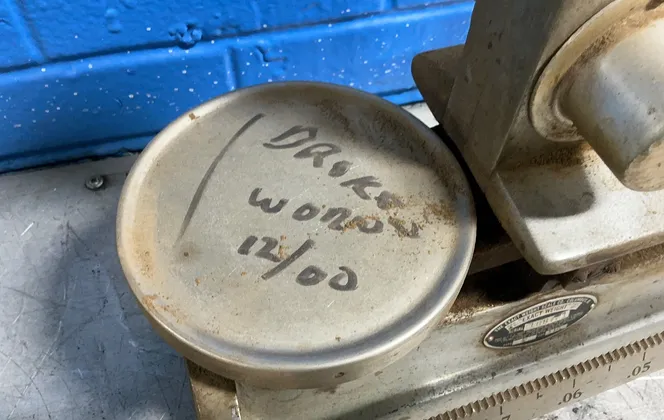 The Exact Weight Scale Scale Co. 1 Lb Over Under Scale - 42