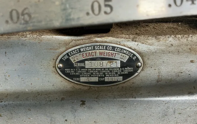 The Exact Weight Scale Scale Co. 1 Lb Over Under Scale - 42