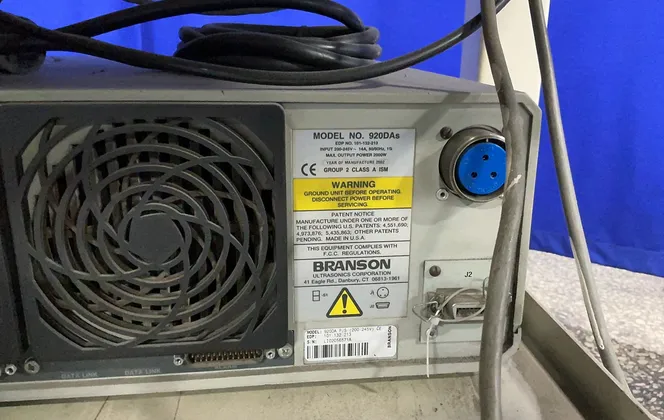 Branson 23” X 32” 2 Head Ultrasonic Welder
